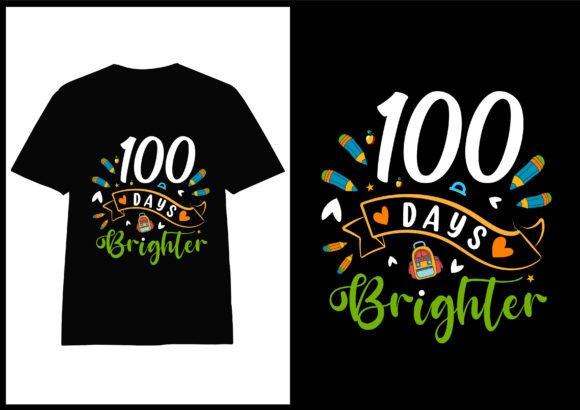 100 Days of School T-shirt Vector Free: A Creative Solution for Print on Demand
