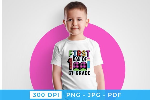 First Day of 1st Grade, Sublimation PNG