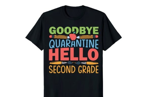 Goodbye Quarantine Hello, T-shirt Design