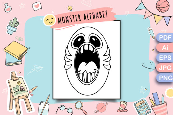 Monster Alphabet Coloring Page Letter O: A Strategic Asset for KDP Creators and Early Learning Brands