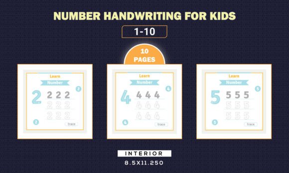 Number Handwriting Tracing 1-10 for Kids: A Versatile Tool for Learning and Creativity