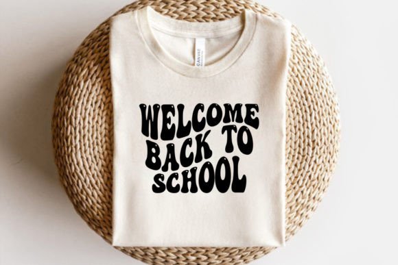 Retro SVG Design, Welcome Back to Sch