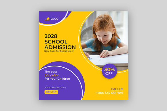 School Admission Social Media Post: Your Visual Shortcut to Enrollment Success